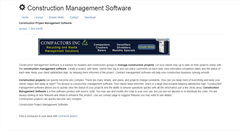 Desktop Screenshot of construction-management-software.net