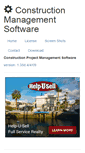 Mobile Screenshot of construction-management-software.net