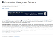 Tablet Screenshot of construction-management-software.net